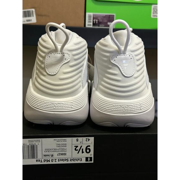 Adidas Exhibit 2.0 Mid Tea White / $120 Retail !! / Size 9.5W (8.5M) / Brand New - Picture 5 of 8